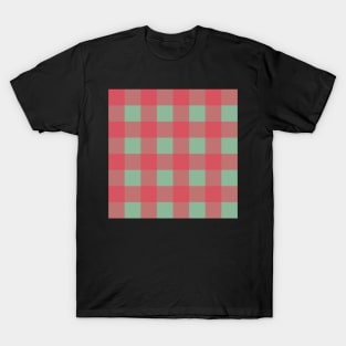 Orchard Plaid - Red and Green T-Shirt